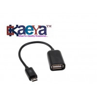 OkaeYa Micro USB OTG Adapter Cable for USB Host Mode for Samsung Galaxy 